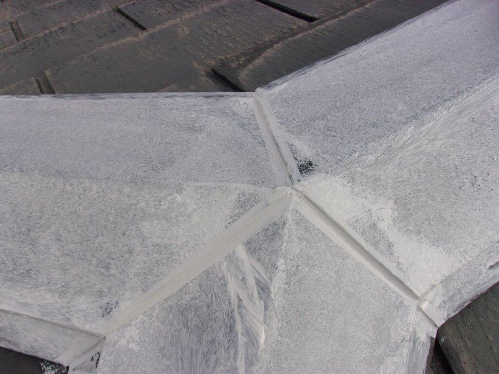 外壁塗装・屋根の棟板金ジョイントコーキング補修｜東京都八王子市のA様邸の塗り替えリフォーム